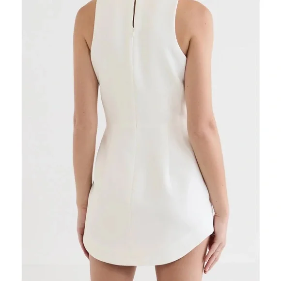 knee length dresses for ladies Amanda Uprichard Strapless Puzzle Mini Dress main image 1